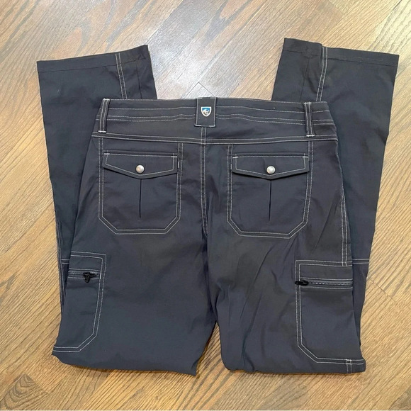 KUHL Women's Gray Stretch Nylon Kliffside Convertible Hiking Pants - Picture 8 of 9